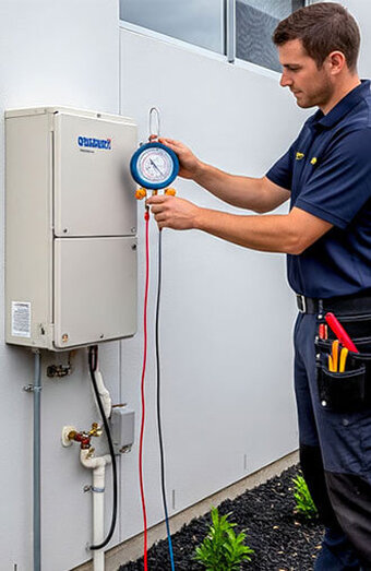 Technician Testing Unit